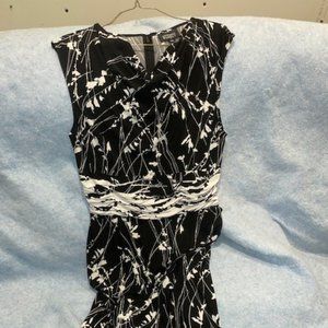 Adrianna Papell black/white dress